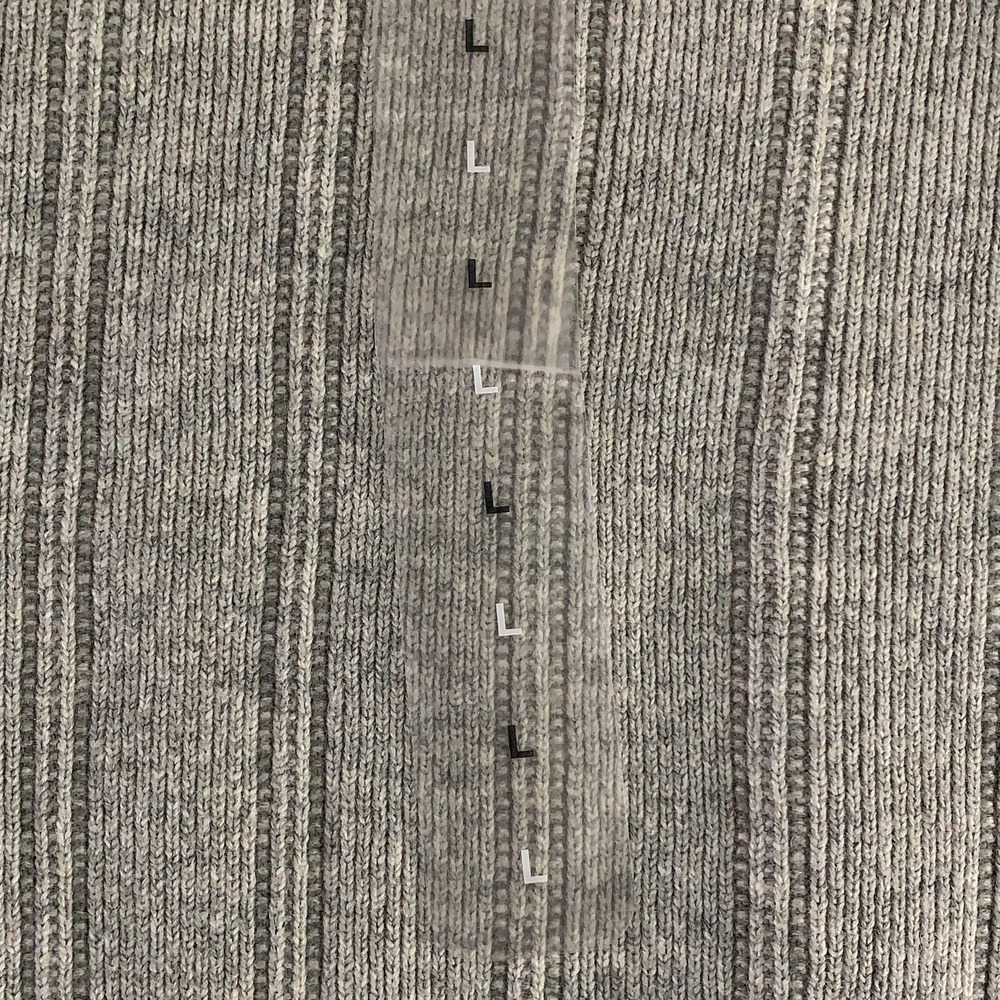 Gap Mens SIze Large Heather Gray CashSoft Rib Knit Crew Neck Sweater New - Picture 2 of 10